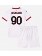 AC Milan Tammy Abraham #90 Bortedraktsett Barn 2024-25 Korte ermer (+ bukser)